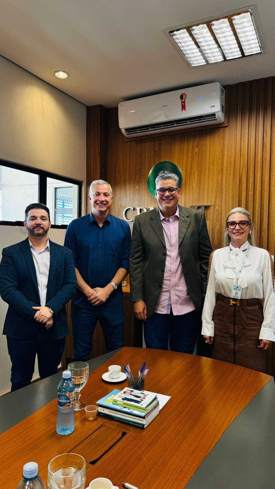 Faissal se reúne com CRM-MT e propõe militares da reserva em unidades de saúde